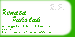 renata puholak business card